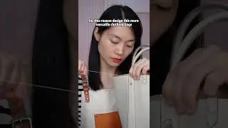 High-end handcrafted leather bag, pure white color, so elegant, do you love it?🥰