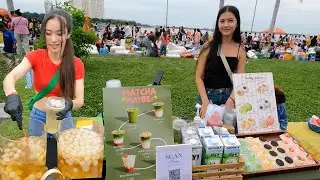Phnom Penh&rsquo;s Trending Street Drink: Must-Try $2 Matcha! Popular Drink on Trend