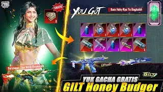 YUK GACHA GRATIS DI ULTIMATE HONEY BUDGER GILT NIH & SISTEM HEMATNYA 3 GEM NABUNG BUAT SKIN M416🔥🤑🤑🔥