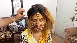 bride hair styling ( tutorial ) step by step@zaidzeeinformative #hairstyle #curlsforthegirl