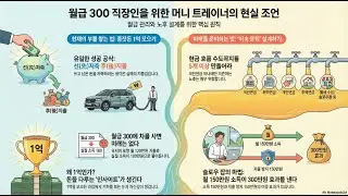 월급 300에 차 사면 미래가 없다? 머니 트레이너가 말하는 5가지 현금 흐름 만드는 법 #노후준비