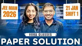 JEE Main 2026 - Paper Solution - 21 January Shift 1