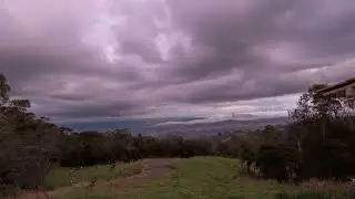 Sunset Storm Time Lapse