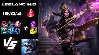 MID LeBlanc vs Talon - NA Grandmaster Patch 14.16