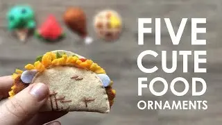 Let's Sew: FOOD ORNAMENTS