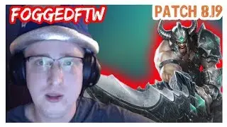 TRYNDAMERE vs POPPY | TRYNDAMERE Top | FoggedFTW2 | Challenger Gameplay | Patch 8.19