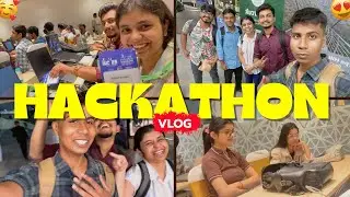 I Survived My FIRST Hackathon! 💻 Chaos, Coding & Fun | Hackathon Vlog