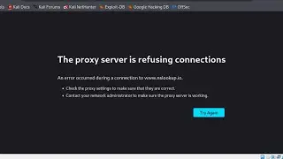 How to fix the proxy server is refusing connections error in mozilla firefox