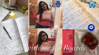 Study with me for boards! PCM kidd struggling🍃📚