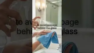 How to clean and polish luxury bathroom mirrors