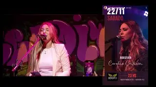 22 11 2025 CAROLINA CENTURION Dejame Estar acustico en vivo en Bendito Bar de Marcos Paz Bs As HD
