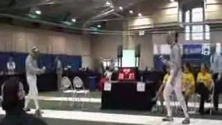 NCAA Fencing Championship Gold Medal Sabre Bout