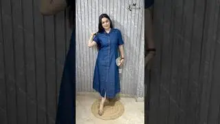 THE PERFECT DENIM DRESS YOU&rsquo;VE BEEN WAITING FOR! ORDER NOW: DM on @misswakhri   WhatsApp: 9212904782