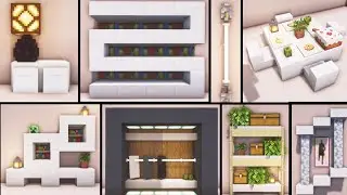 Minecraft : 20 Modern Interior Decoration Ideas and Design!