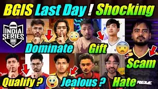 BGIS R4 Last Day 😳 T1 Teams in Danger ⚠️ Scout on Godl, Shadow 😮 Jelly, Aaru, Antaryami News 