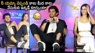Vijay Deverakonda Superb FUN With Reporters At LIGER Hyderabad Press Meet | Ananya Panday |News Buzz