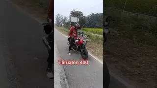 Thruxton 400cc 🔥😱 #rider #ride  #tranding #viralreels #thruxton #topspeed #modified #shorts
