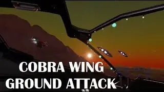 Wing Ground Attack & Airshow (Elite Dangerous)