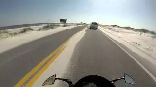 Scenic route from Navarre bridge to Pensacola Beach