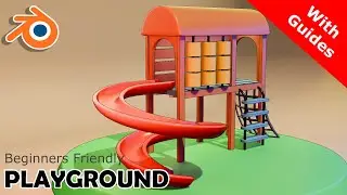 PLAYGROUND (With Guides) - BLENDER 3D MODELING 066