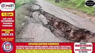 𝐑𝐚𝐣𝐨𝐮𝐫𝐢 : 𝐒𝐢𝐧𝐤𝐢𝐧𝐠 𝐨𝐟 𝐥𝐚𝐧𝐝 𝐚𝐭 𝐒𝐨𝐤𝐚𝐫, 𝐏𝐚𝐫𝐨𝐫𝐢 𝐜𝐚𝐮𝐬𝐞𝐬 𝐝𝐚𝐦𝐚𝐠𝐞 𝐨𝐟 𝐫𝐨𝐚𝐝𝐬 𝐢𝐧 𝐚𝐫𝐞𝐚 𝐚𝐟𝐟𝐞𝐜𝐭𝐢𝐧𝐠 𝐧𝐨𝐫𝐦𝐚𝐥 𝐥𝐢𝐟𝐞.