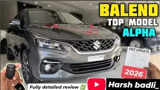 Maruti Beleno Alpha Top model fully detailed review ✅ Beleno Alpha With onroad price # Maruti Beleno