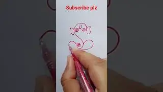 S letter se Ganesha ki Rangoli designs ll Freehand rangoli design for Ganesh Chaturthi ll