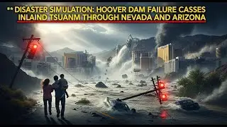 Disaster Simulation: Hoover Dam Failure Causes Inland Tsunami in Nevada & Arizona