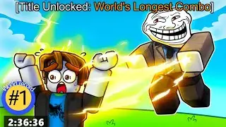 World's LONGEST COMBO In Blox Fruits..