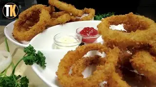 Crispy Coated Onion Rings | Onion Ring Recipe | How to Make Crispy Onion Rings | Homemade Onion Ring