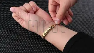 Ti02.com - Bracciale magnetico in titanio Aria F23
