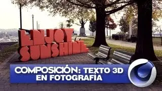 Cinema 4D: Texto 3D Dentro De Imágen En HD - Yiyo Marcelo