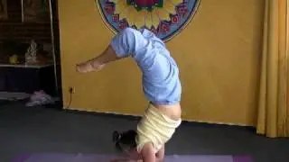 Advanced Headstand and Scorpion - Shirshasana Yoga Asana