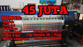 Rewiew Mesin Digital Printing Termurah, Mesin Indoor 45 Juta Banyak Bonusnya#digitalprinting #decal