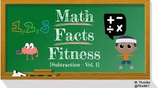 Math Facts Fitness  - Subtraction Vol.  1