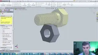 Solid Works - Criando uma Porca com Rosca Interna