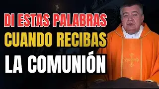 Si omites esto durante la Comunión, pierdes gracias del cielo  Padre Santiago advierte