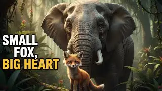The Clever Fox and the Gentle Elephant | An Emotional Animal Story with a Powerful Lesson