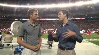 CTV11 Sports halftime commentary CSU vs Alabama