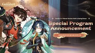 Reacting to Genshin Version 4.4 Special Program WUSHOU DANCE GAMEPLAY