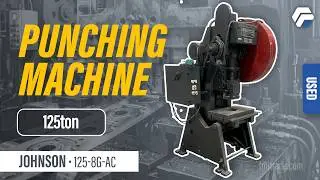 For sale Johnson 125-B.G.-A.C. Punching Machine | FMI Machinery | Metalworking Machinery