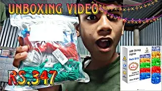 Pesca 40 leds 11 m multicolour steady string rice lights.Mr Hakim Nison Unboxing video