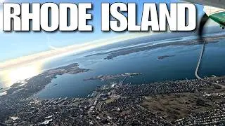 Rhode Island Picturesque Aviation Flight w/ ATC | KUUU