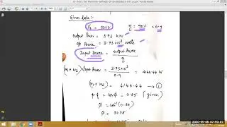 Circuit theory - problem 7- two wattmeter method