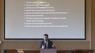 Andy Naselli - What Must Deacons Be? (1 Timothy 3:8-13, Part 2 of 2)