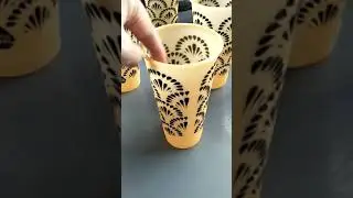 Conical cup 360 degree sceen printing machine for plastic cups