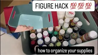 How To Organize your Paints, Supplies, Accessories etc!!! ACTIONS FIGURES Hack WWE TOYS Marvel