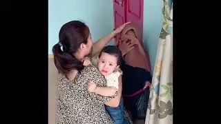 kejutan buat mama,3tahun gak mudik pulang2 dibawain cucu baru,reaksi mamaabtak terduga #viral