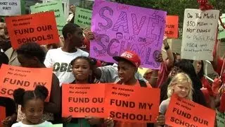 Protests outside School District of Philadelphia