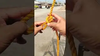 Upgraded version of the Bollinger knot, simple and convenient, safe#RopeKnot #RopeKnotTutorial